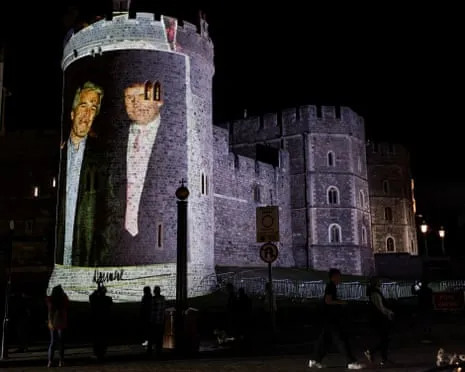 Four Arrested Following Pictures of Trump and Epstein Projected on Royal Windsor Castle